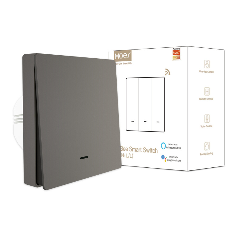 Smart Home Moes - MOES Tuya ZigBee Smart Button Wall