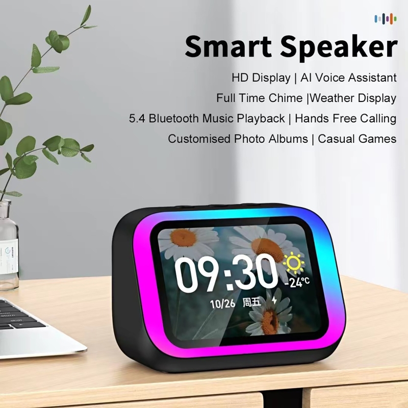 Smart Home Panel - AI Voice Assistant Bluetooth Speaker With