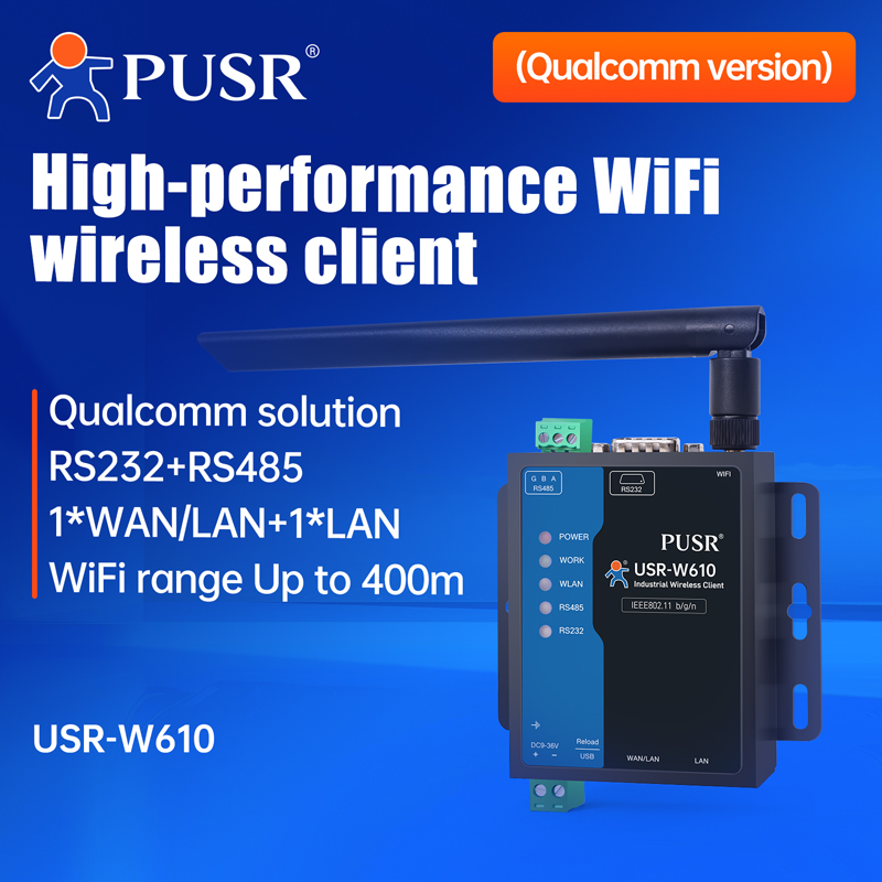 Smart Home Mqtt - PUSR Serial RS485 RS232 to WiFi