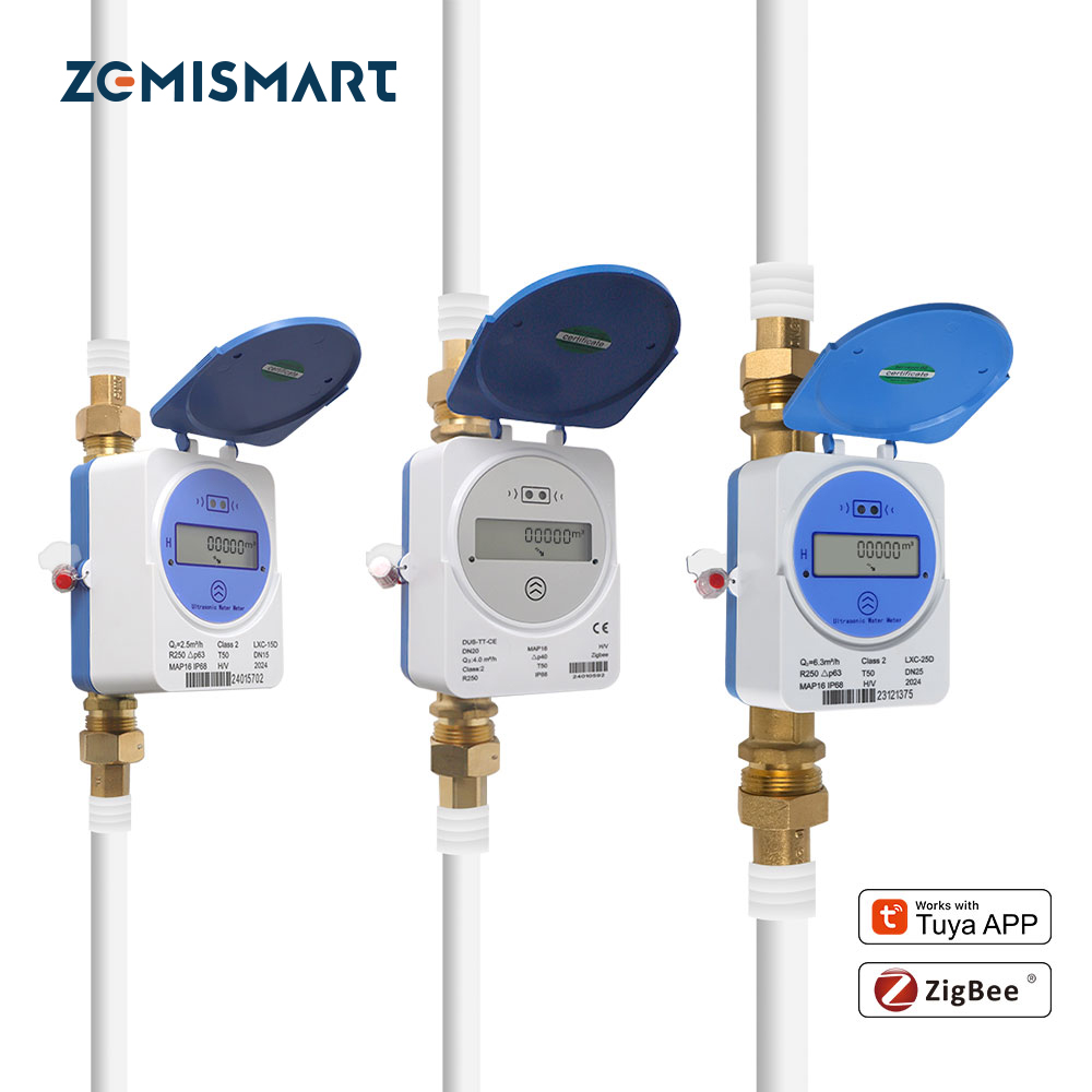 Smart Home Gadgets - Zemismart Zigbee Smart Ultrasonic Water Meter