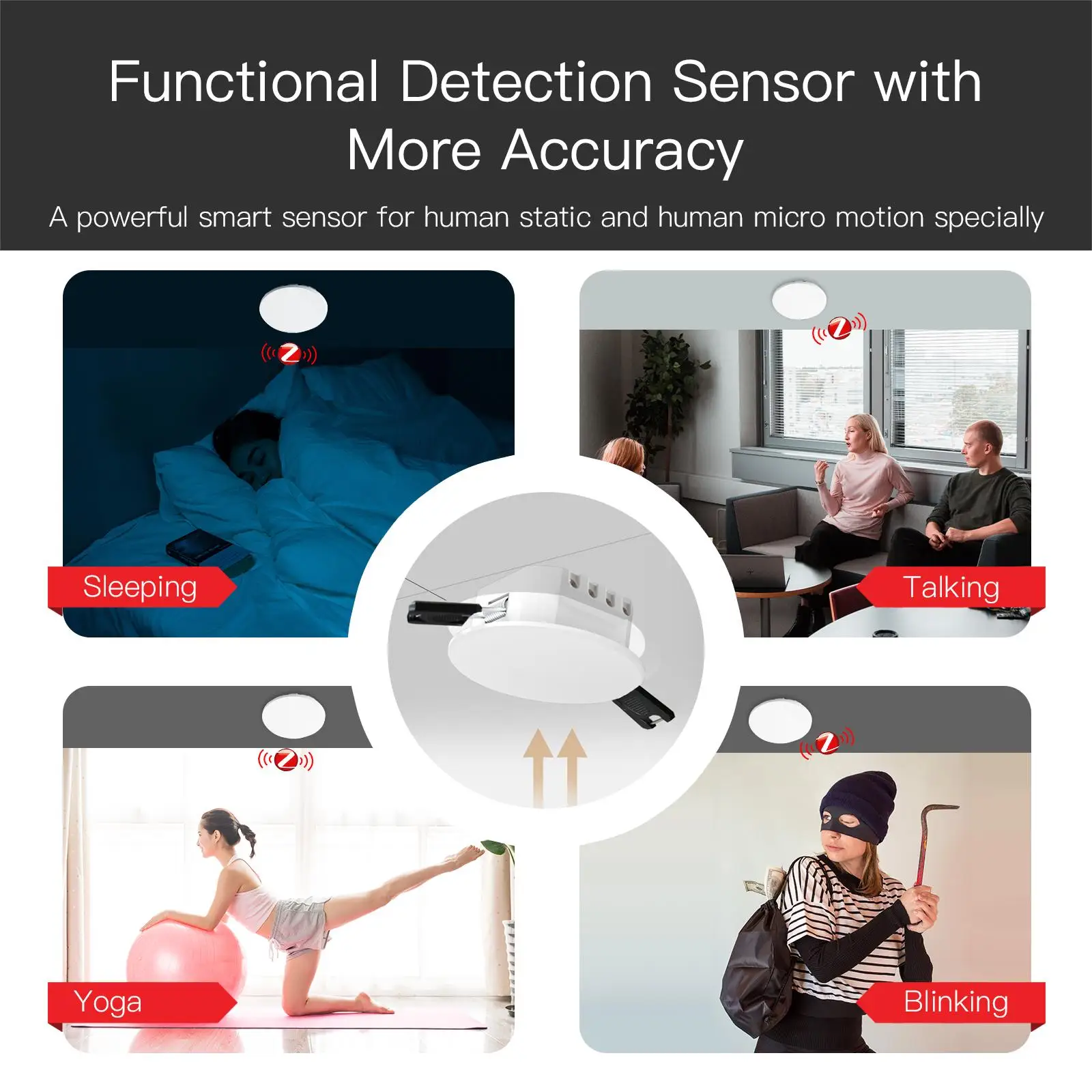 Tuya Smart ZigBee / WiFi Human - огляд і ціна Smart Home Moes