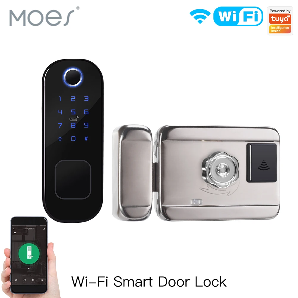MOES WiFi Tuya Smart Lock Door - огляд і ціна Smart Home Moes