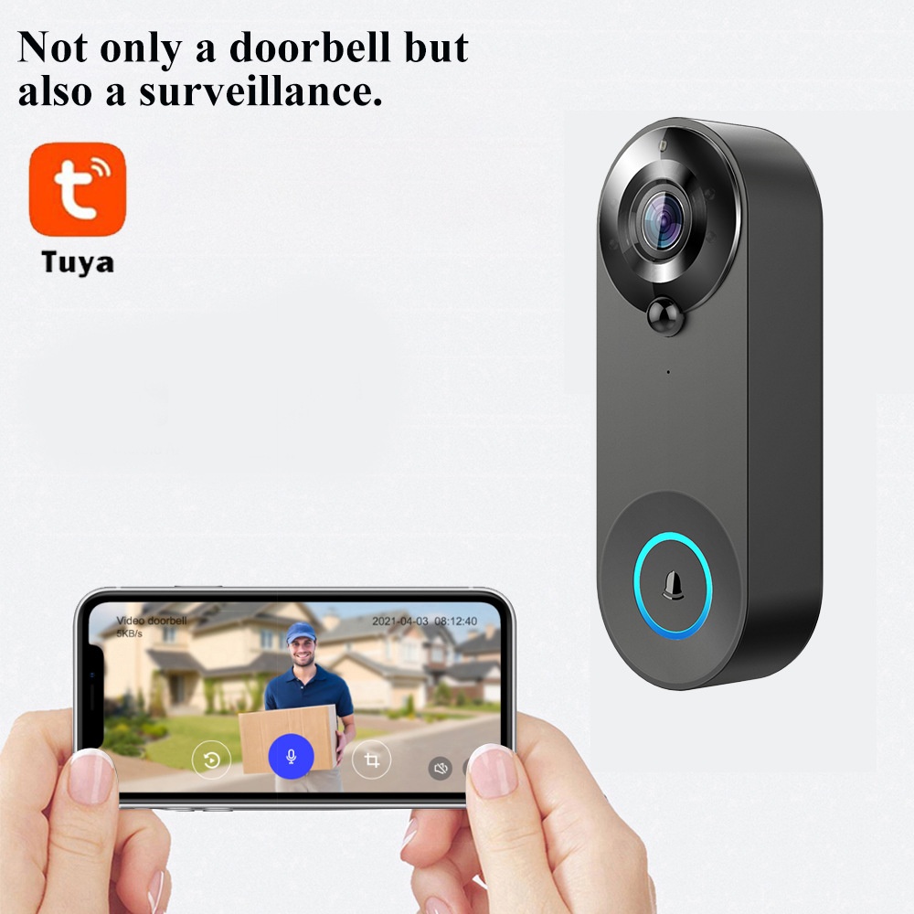 Tuya 1080P Wireless WIFI Doorb - огляд і ціна Smart Home Video Doorbell