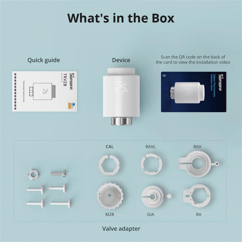 SONOFF Smart TRV Zigbee Thermo - огляд і ціна Smart Home Mqtt