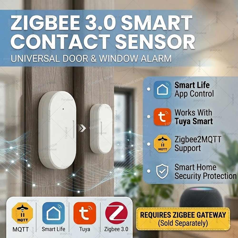 Tuya Zigbee Door Window Sensor - огляд і ціна Smart Home Mqtt