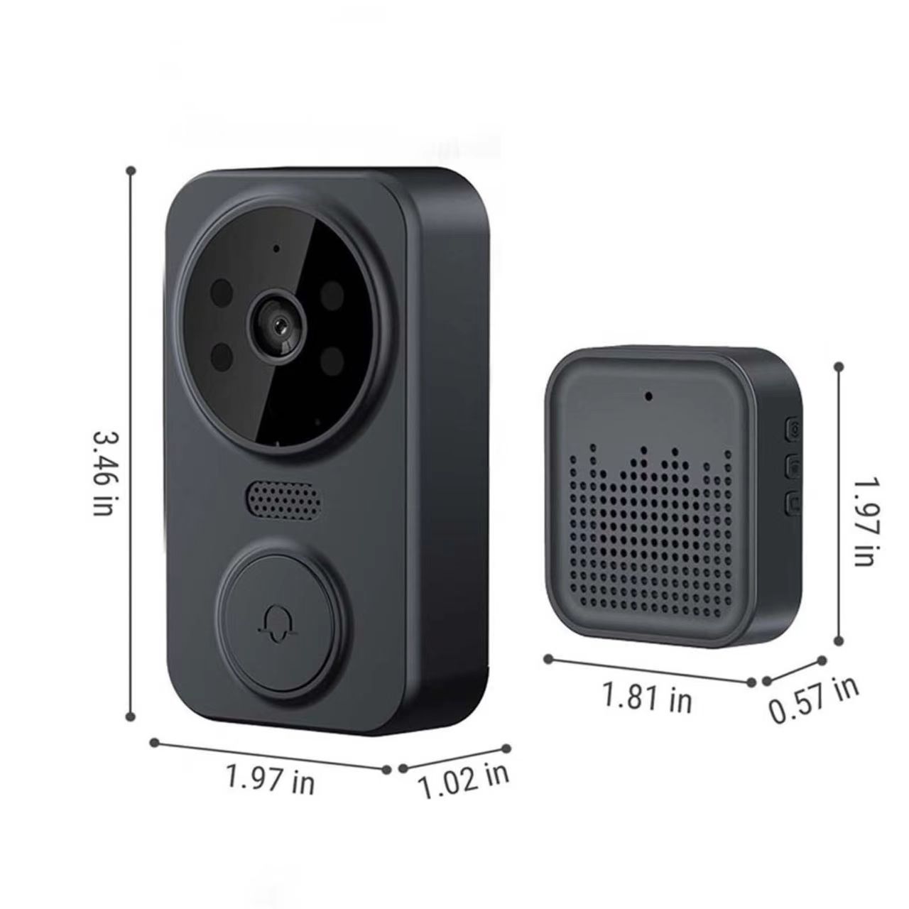 Tuya WIFI Doorbell Smart Home  - огляд і ціна Smart Home Video Doorbell