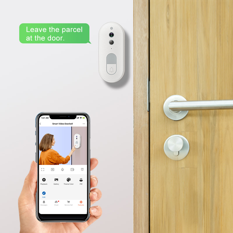 Tuya Smart Video Doorbell Wire - огляд і ціна Smart Home Video Doorbell