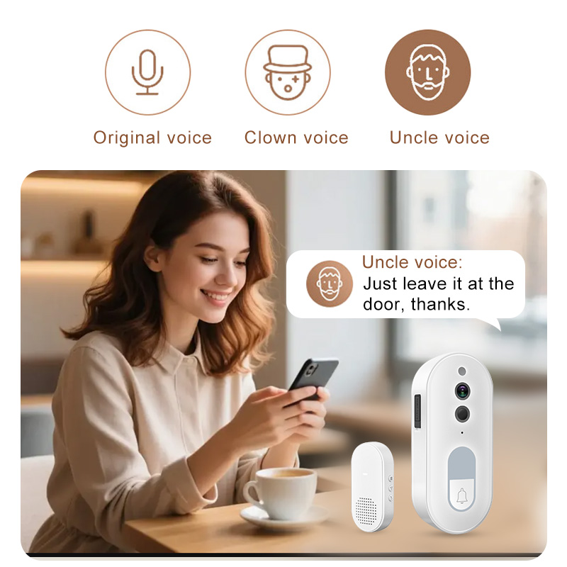 Tuya Smart Video Doorbell Wire - огляд і ціна Smart Home Video Doorbell