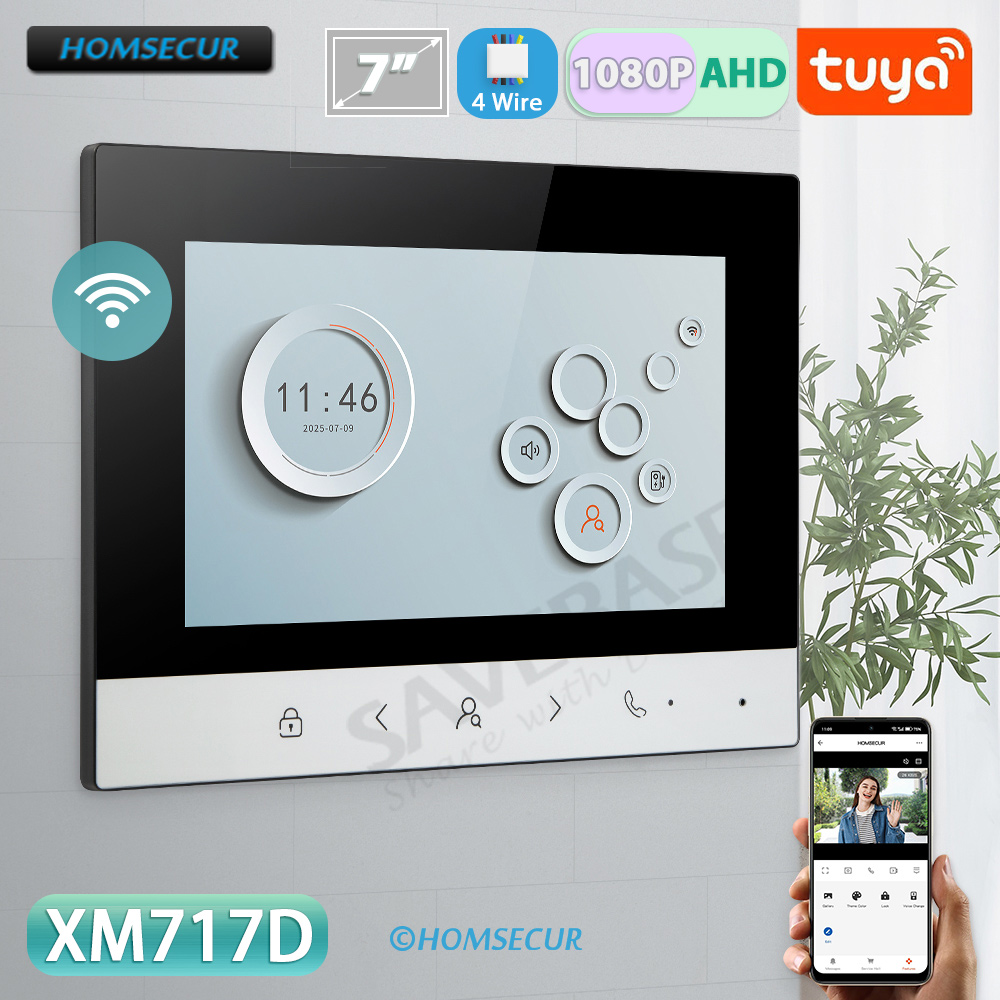 Tuya Smart WIFI Indoor Monitor - огляд і ціна Smart Home Video Doorbell