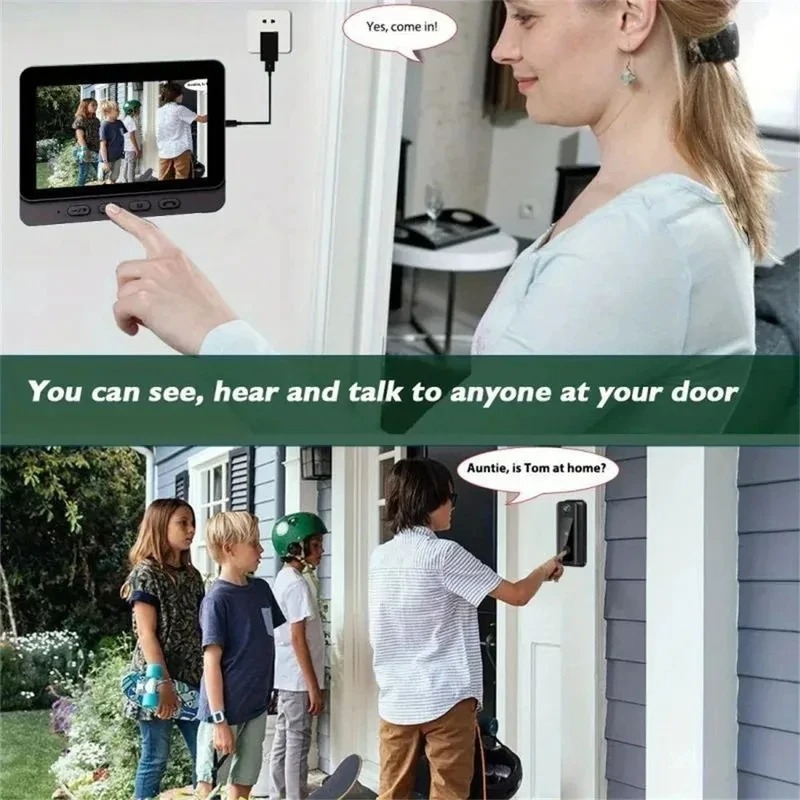 M8 Smart Visual Doorbell WiFi  - огляд і ціна Smart Home Video Doorbell