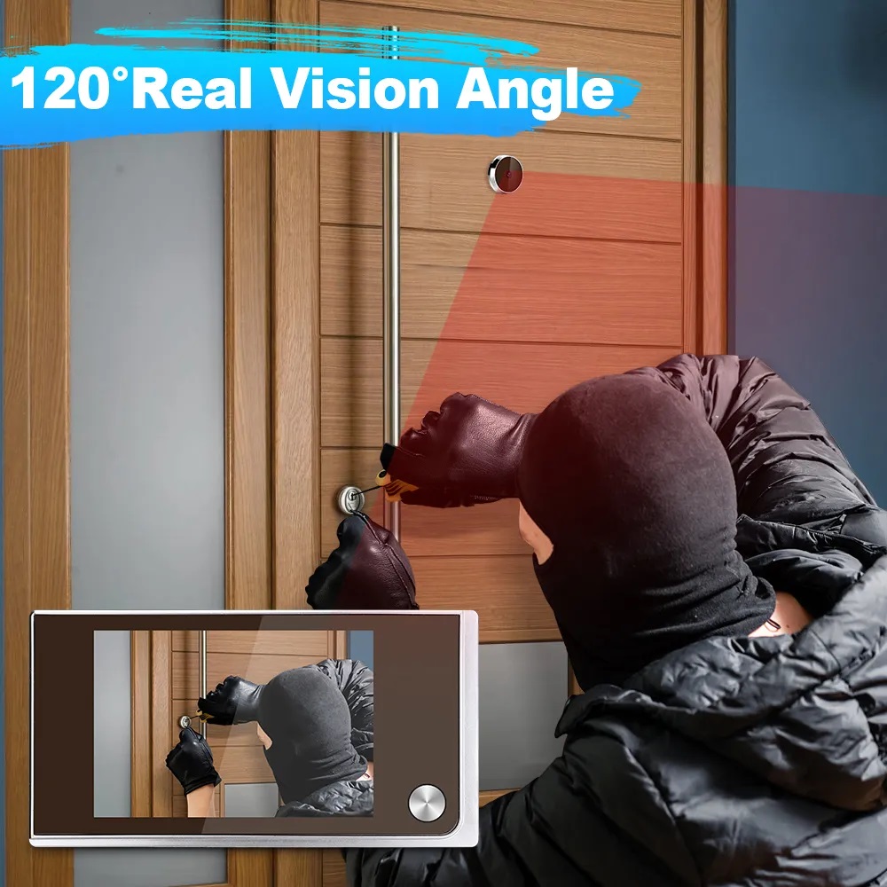 3.5 inch Camera Peephole Doorb - огляд і ціна Smart Home Video Doorbell
