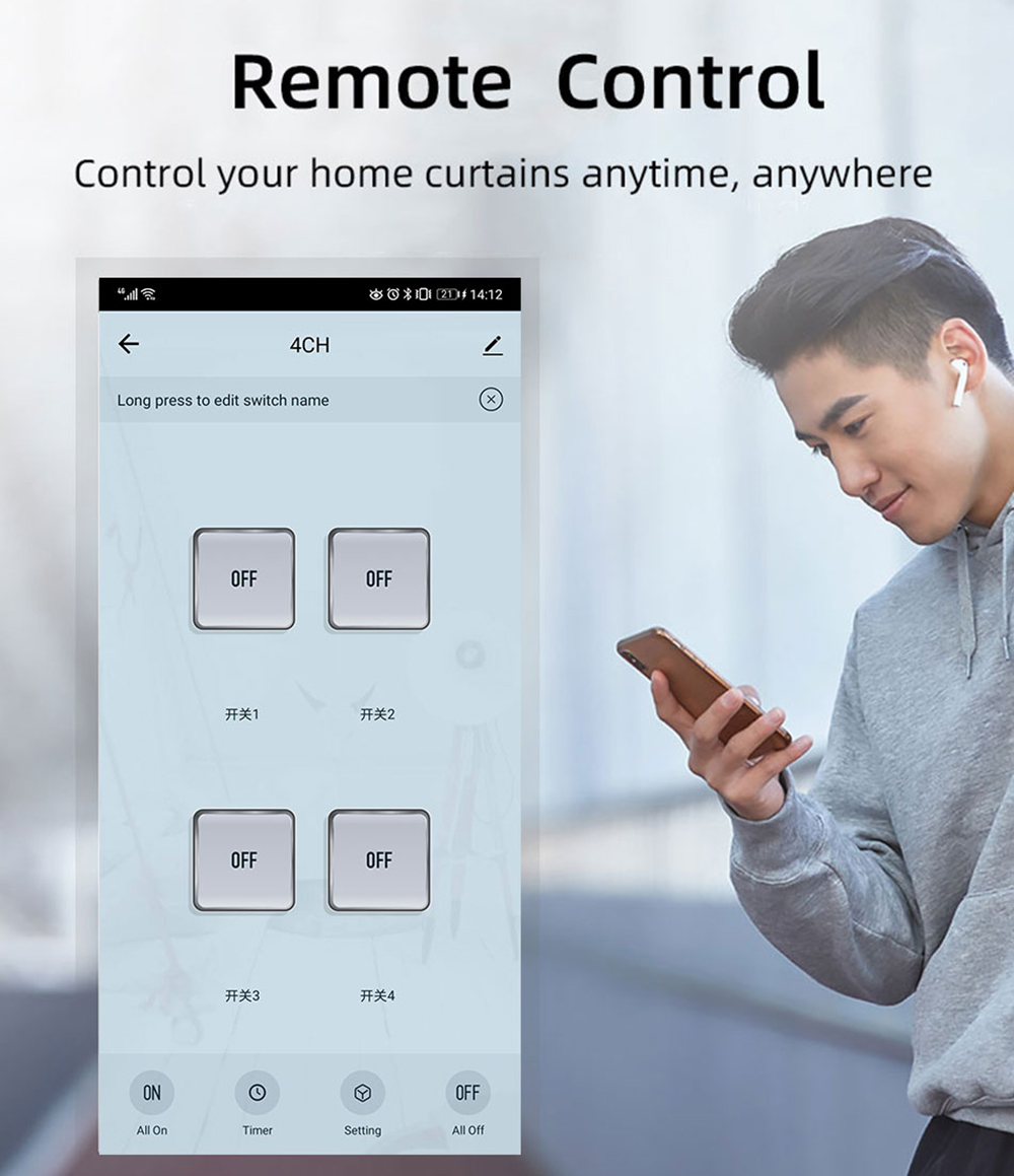 Tuya 4CH Zigbee Switch Relay M - огляд і ціна Smart Home Gateway