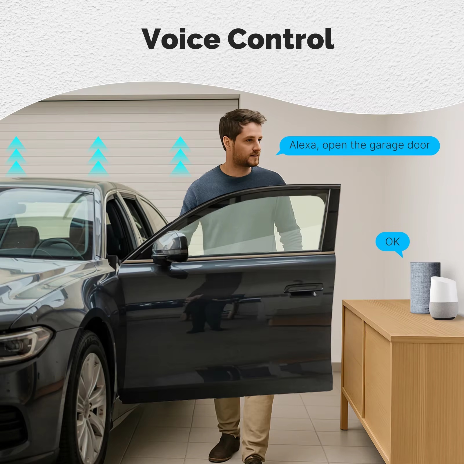 MOES Zigbee Garage Door Contro - огляд і ціна Smart Home Moes