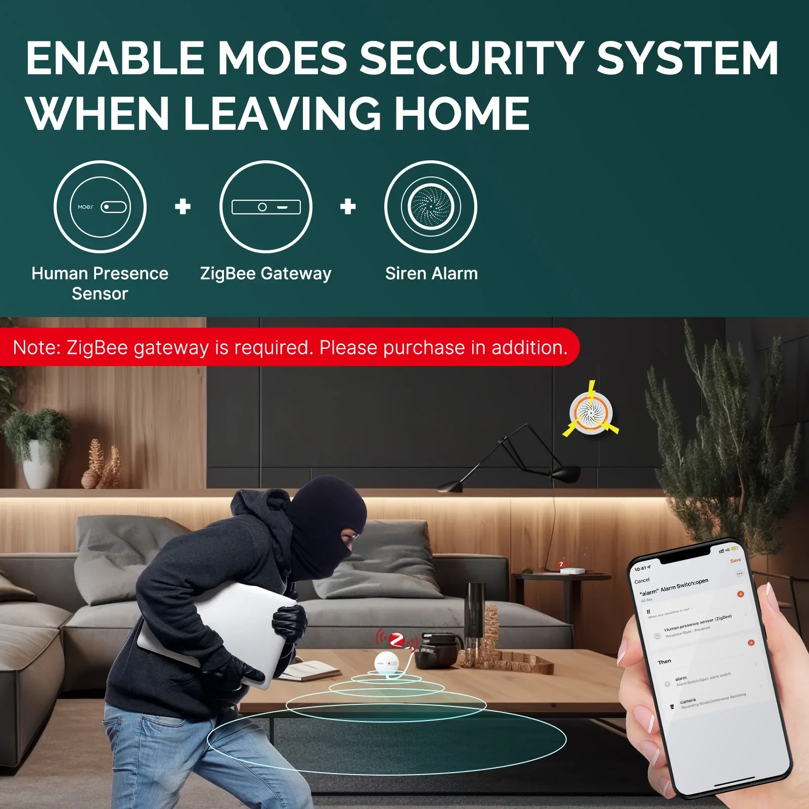 MOES ZigBee Human Presence Sen - огляд і ціна Smart Home Moes