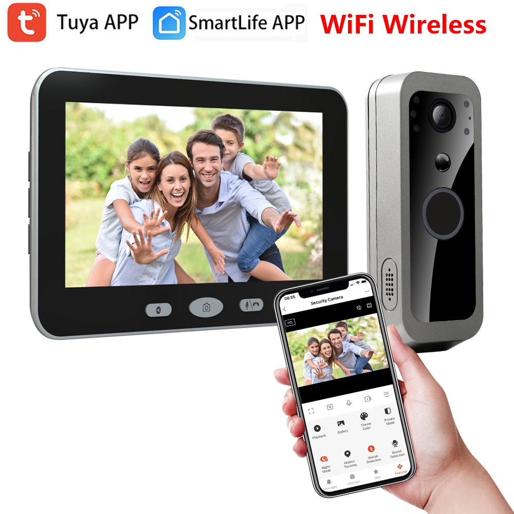 Tuya Smart Life 3MP 2.4G WIFI  - огляд і ціна Smart Home Video Doorbell