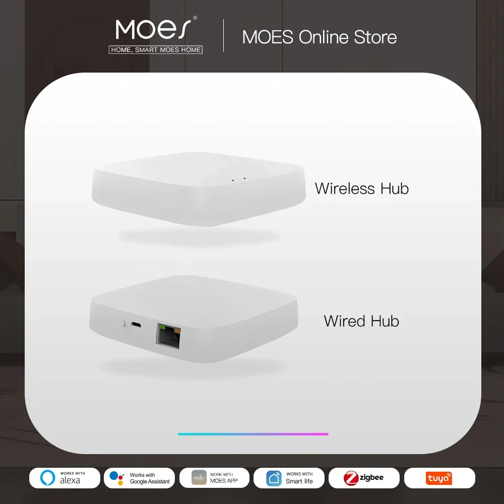 Tuya ZigBee 3.0 Smart Gateway  - огляд і ціна Smart Home Moes