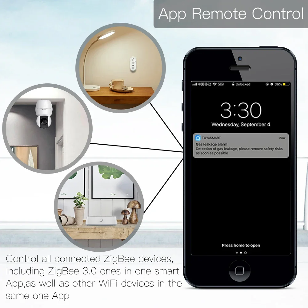Tuya ZigBee 3.0 Smart Gateway  - огляд і ціна Smart Home Moes