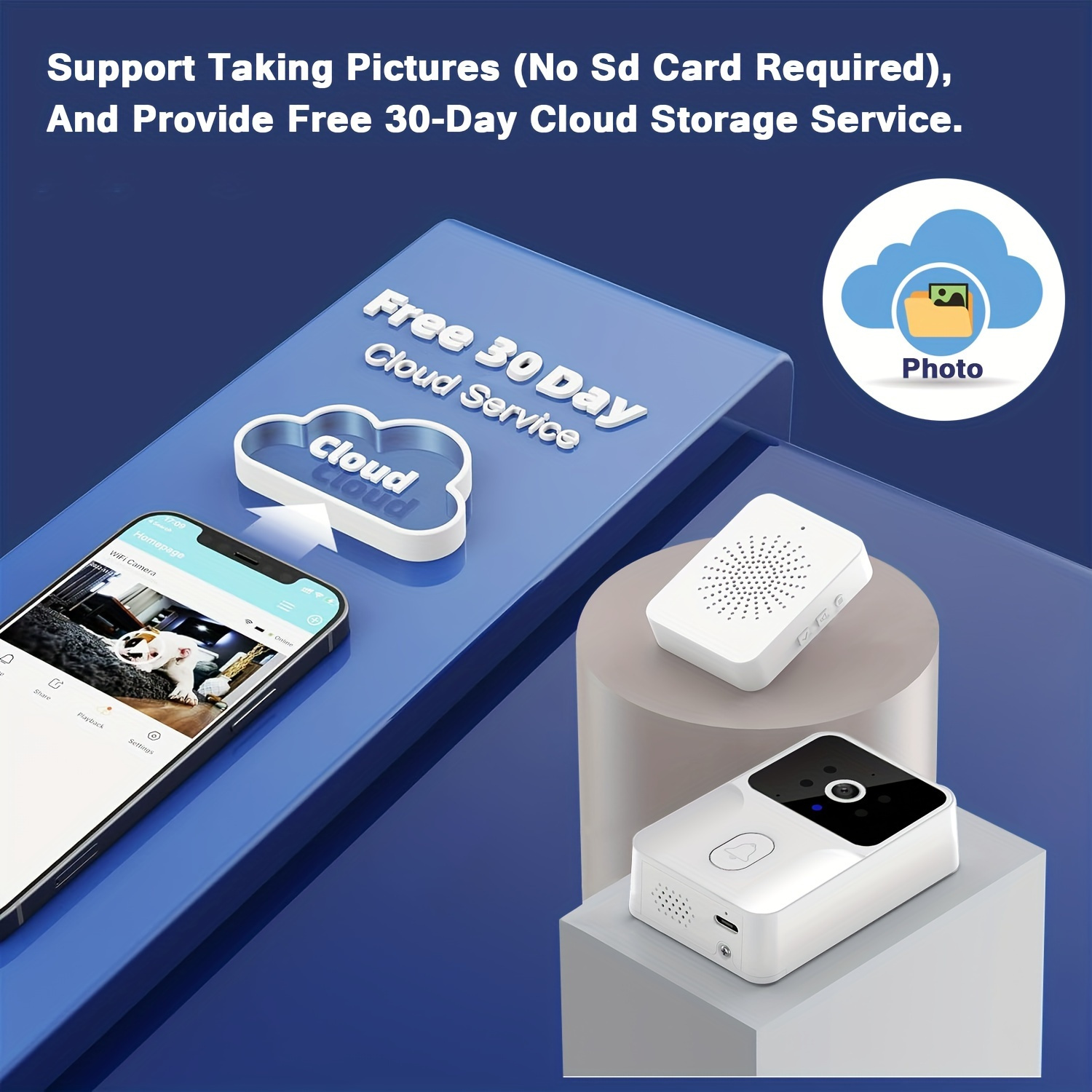 Tuya Wireless Smart Video Door - огляд і ціна Smart Home Video Doorbell