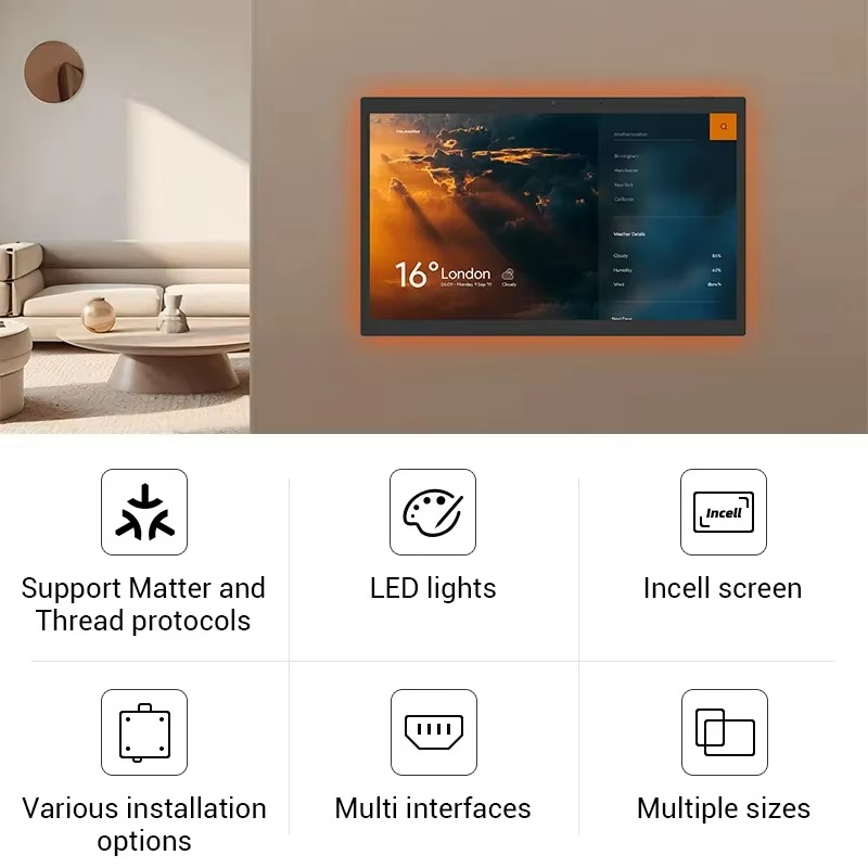 10.1 15.6 Inch Manual Android  - огляд і ціна Smart Home Panel